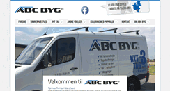Desktop Screenshot of abc-byg.dk